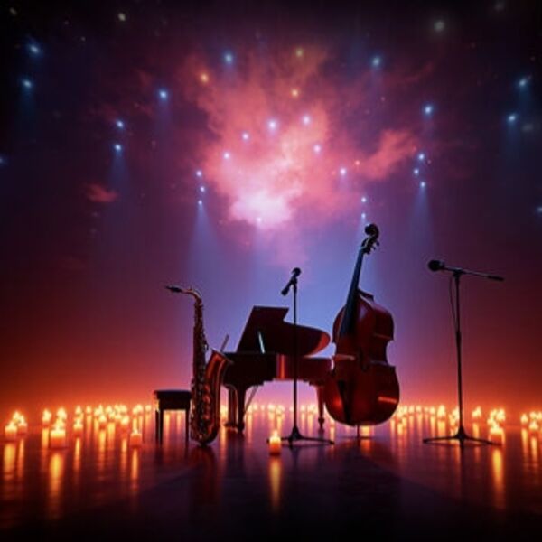 Джаз в свете свечей