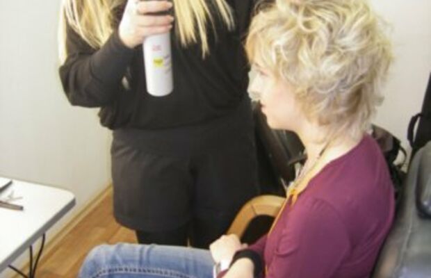 съемки клипа на песню Снежинка