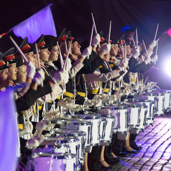 Оркестр суворовцев московского военно-музыкального училища