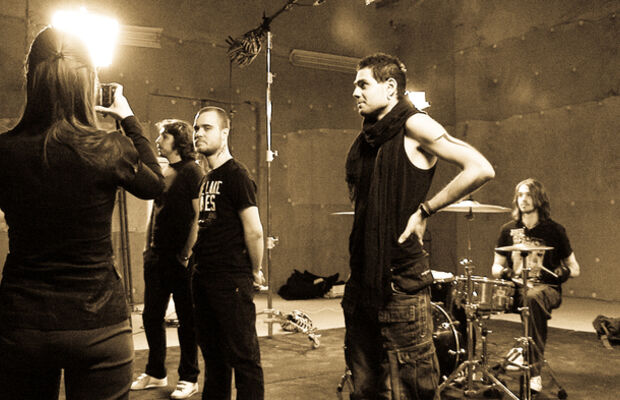 Съемки клипа "Поднимайся" OST к/ф "Черная молния"