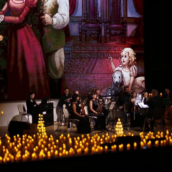 Кино, оркестр и 1000 свечей. Ромео и Джульетта