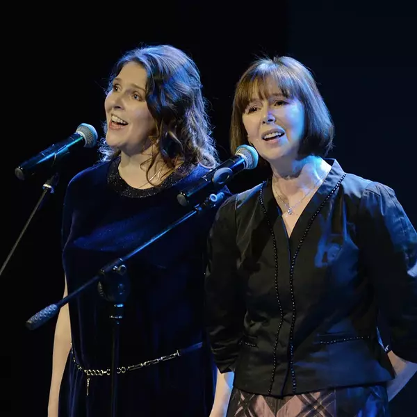 Евгения Симонова и Зоя Кайдановская. Семейный вечер