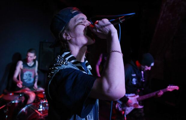 В составе группы Burning Flag (2016-2017)