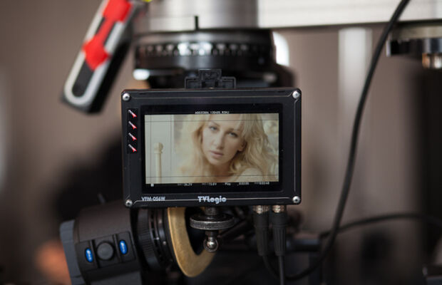 съемки клипа "небо пополам"