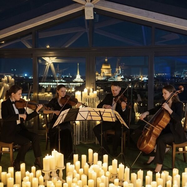 Магия свечей. Людовико Эйнауди. Романтическая неоклассика. На крыше