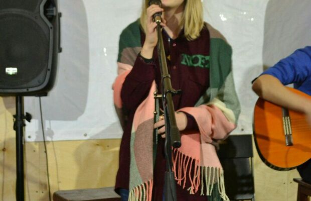 Шпицы на квартирнике в парке Ватан (12.01.2018)