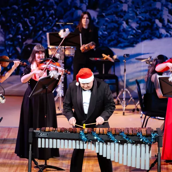 Новогодний бал. Артисты Красноярского академического симфонического оркестра