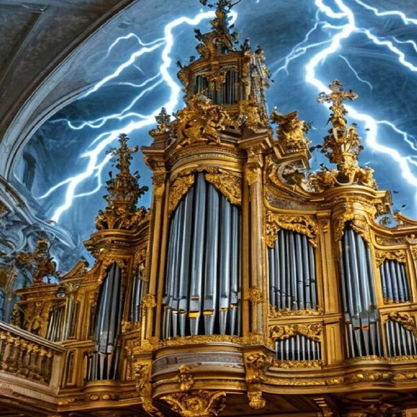 Рок-хиты на органе при свечах