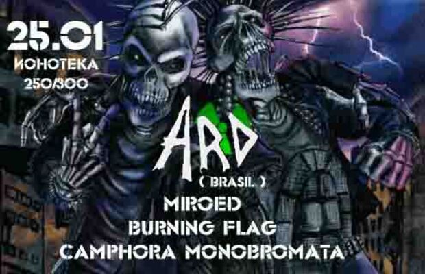 В составе группы Burning Flag (2016-2017)