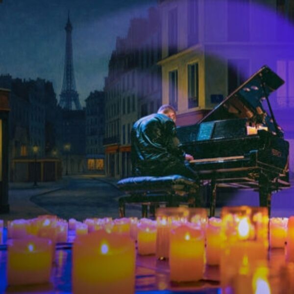 Вечер в Париже при свечах