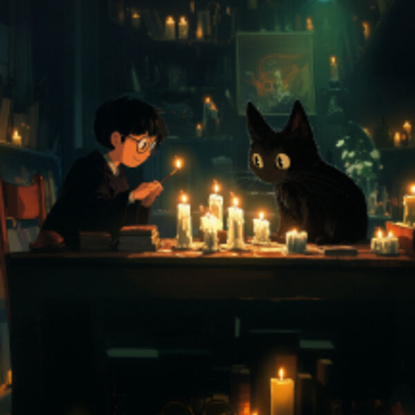 Солисты оркестра CAGMO. Гарри Поттер и Миядзаки при свечах