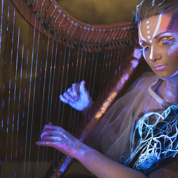 Арфа в темноте. Концерт под звёздами