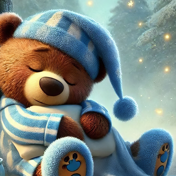 Медвежонок просыпается