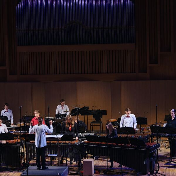 Рок от Сибирского оркестра ударных инструментов