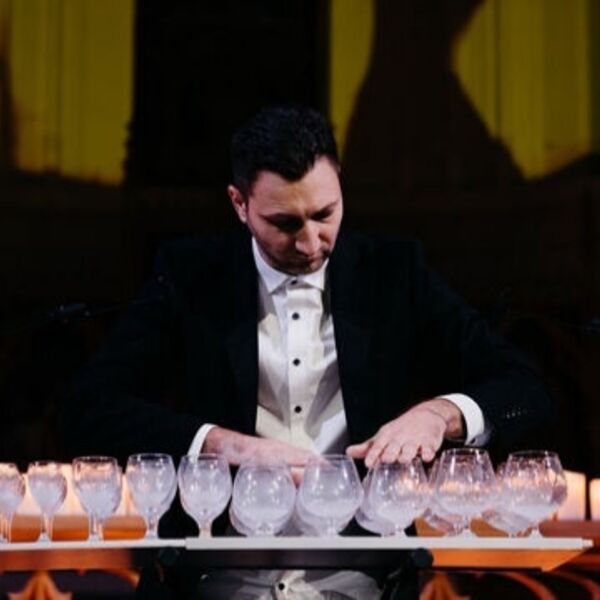 Романтический вечер при свечах. Стеклянная арфа, орган, голос