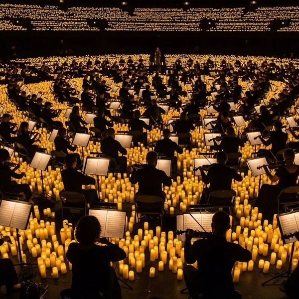 Симфония Раммштайн при свечах