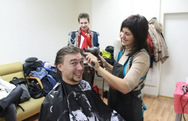 Backstage со съемок клипа "Снег"