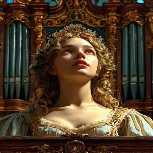 Орган при свечах в готическом соборе. Ave Maria и шедевры