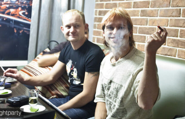 Большой концерт в баре "Вечно молодой" (07.08.09г.)