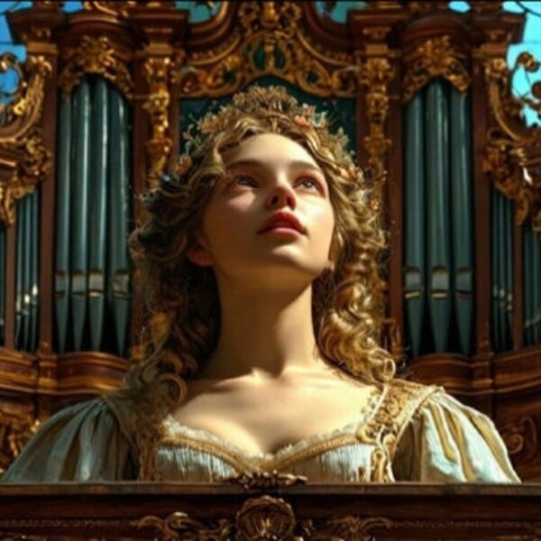 Орган при свечах. Ave Maria в соборе