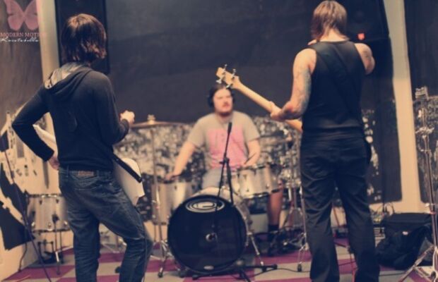 ORIGAMI - репетиция (февраль 2011) + запись сингла